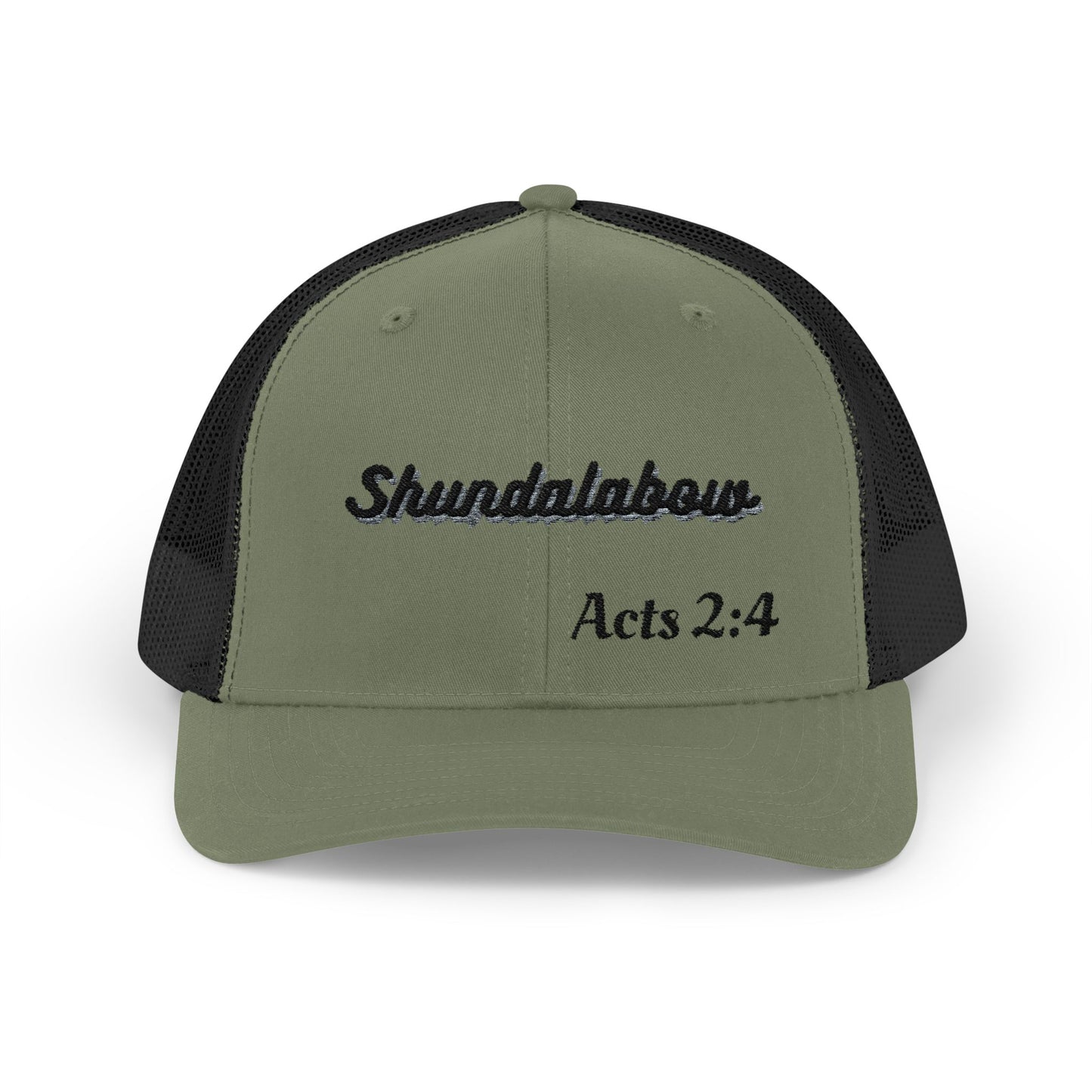 Unisex Acts 2:4 Snapback Trucker Cap - Embroidered
