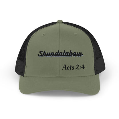 Unisex Acts 2:4 Snapback Trucker Cap - Embroidered