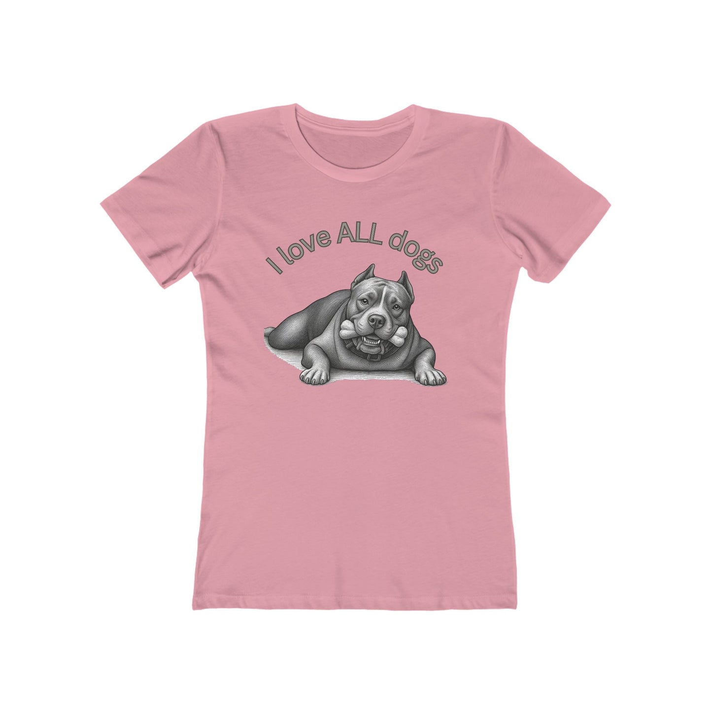 I Love All Dogs Tee - Women’s Boyfriend Fit Celebration T-Shirt