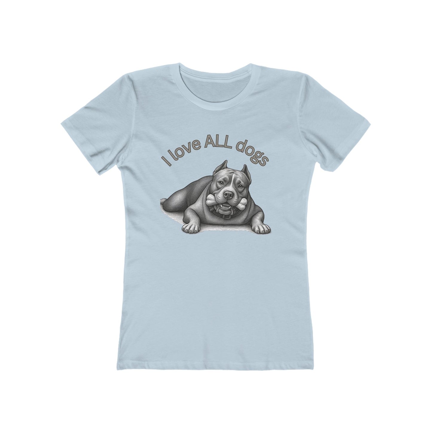 I Love All Dogs Tee - Women’s Boyfriend Fit Celebration T-Shirt