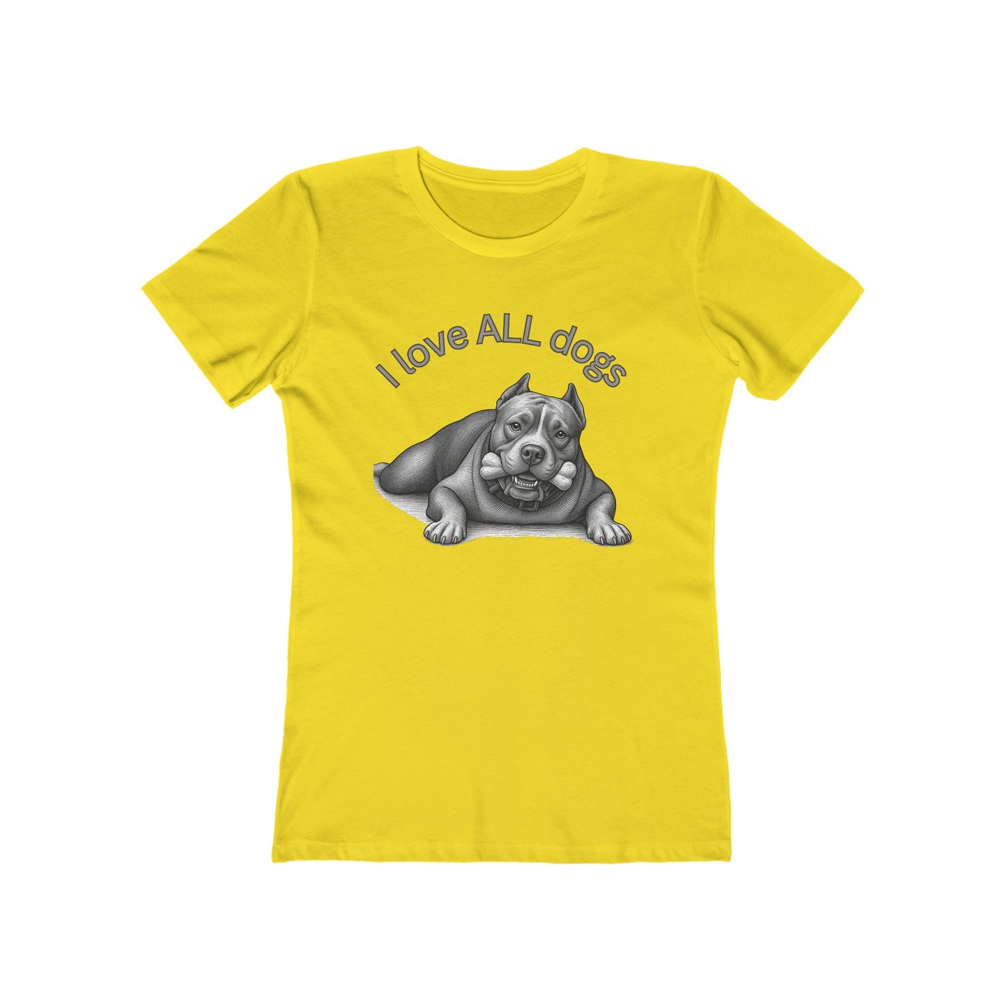 I Love All Dogs Tee - Women’s Boyfriend Fit Celebration T-Shirt