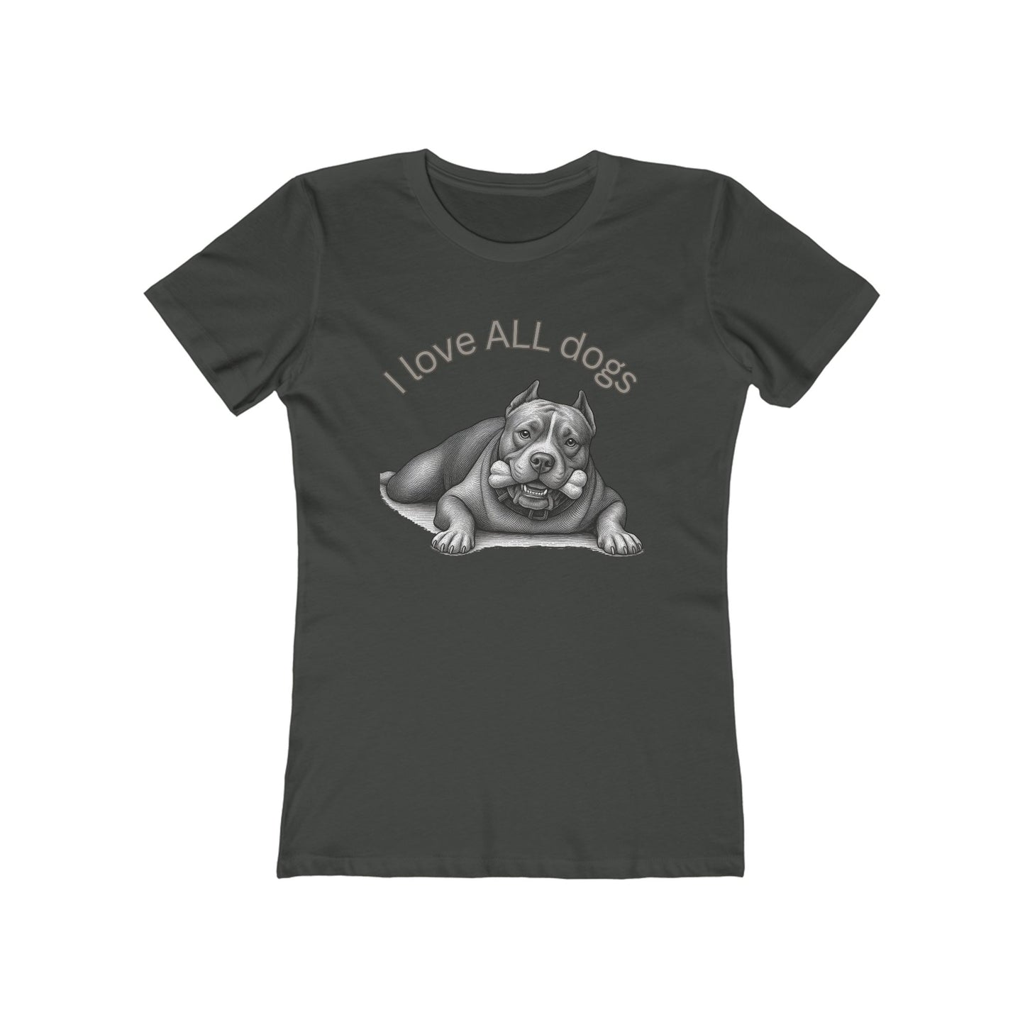 I Love All Dogs Tee - Women’s Boyfriend Fit Celebration T-Shirt