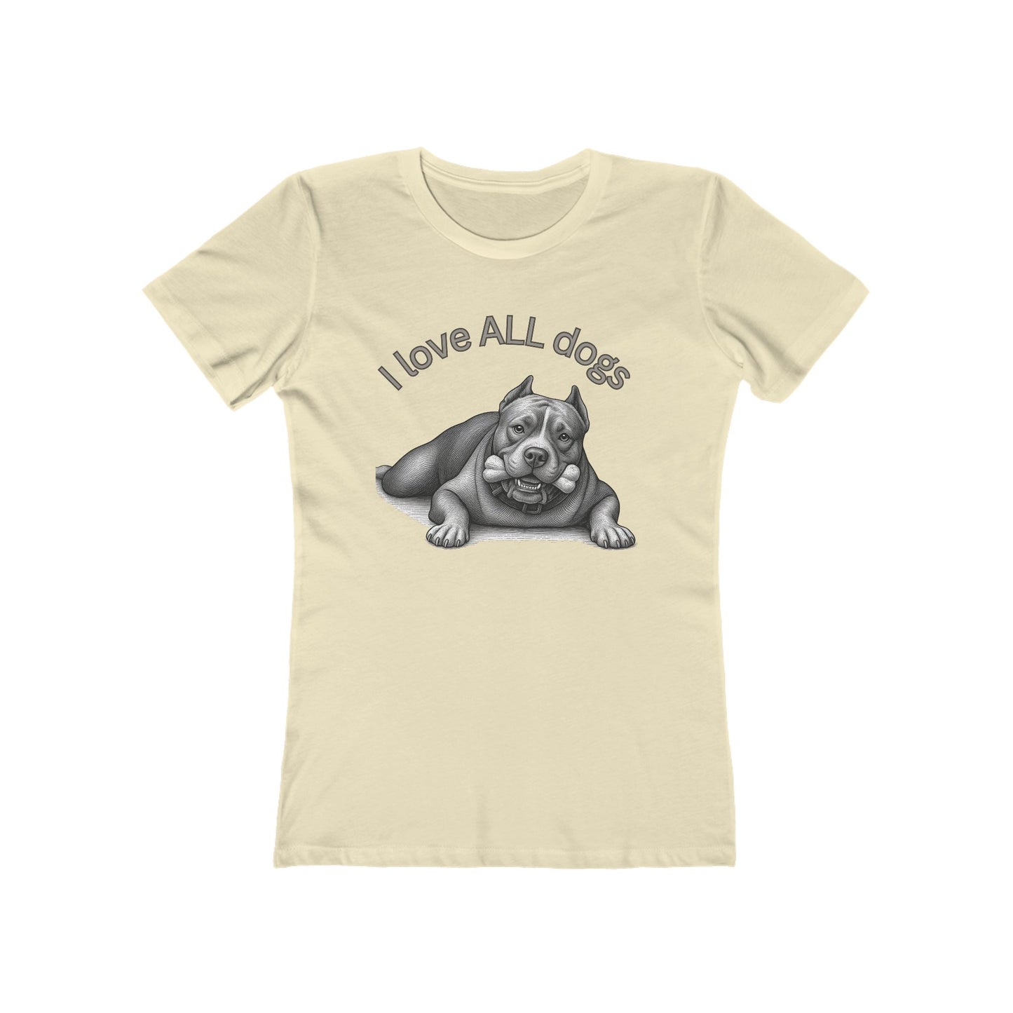 I Love All Dogs Tee - Women’s Boyfriend Fit Celebration T-Shirt