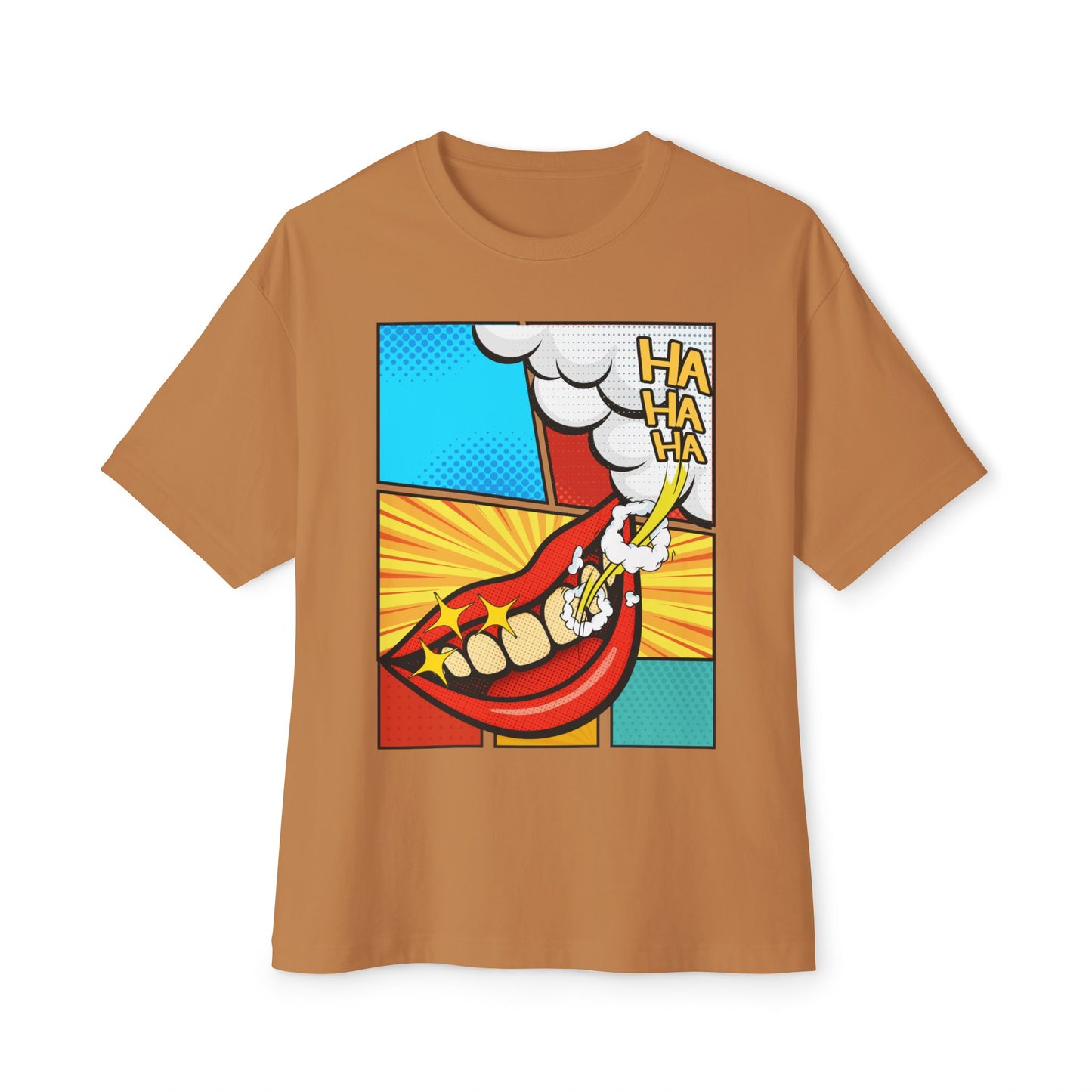 Comic 3Ha Tee – Oversized Box Graphic T-Shirt