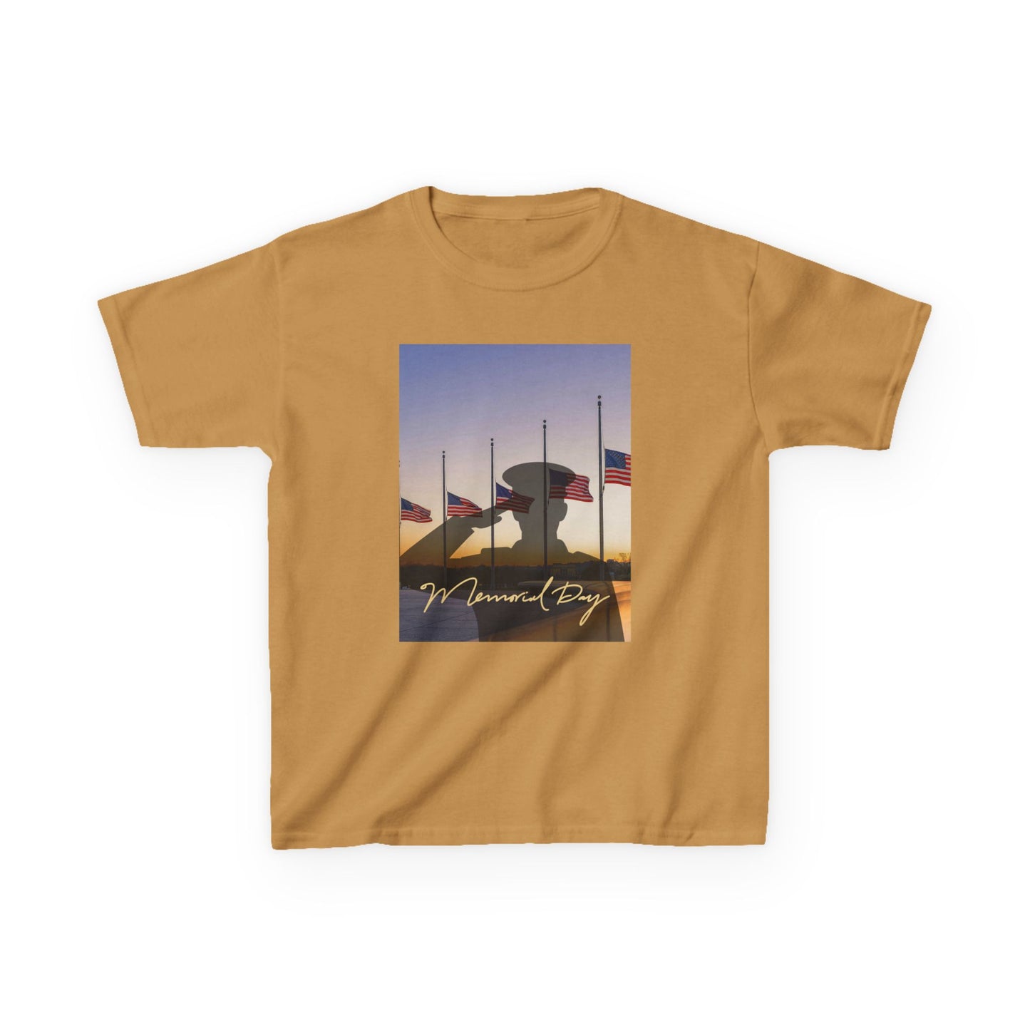 Half Mast Memorial Day Tee — Youth Graphic T-Shirt