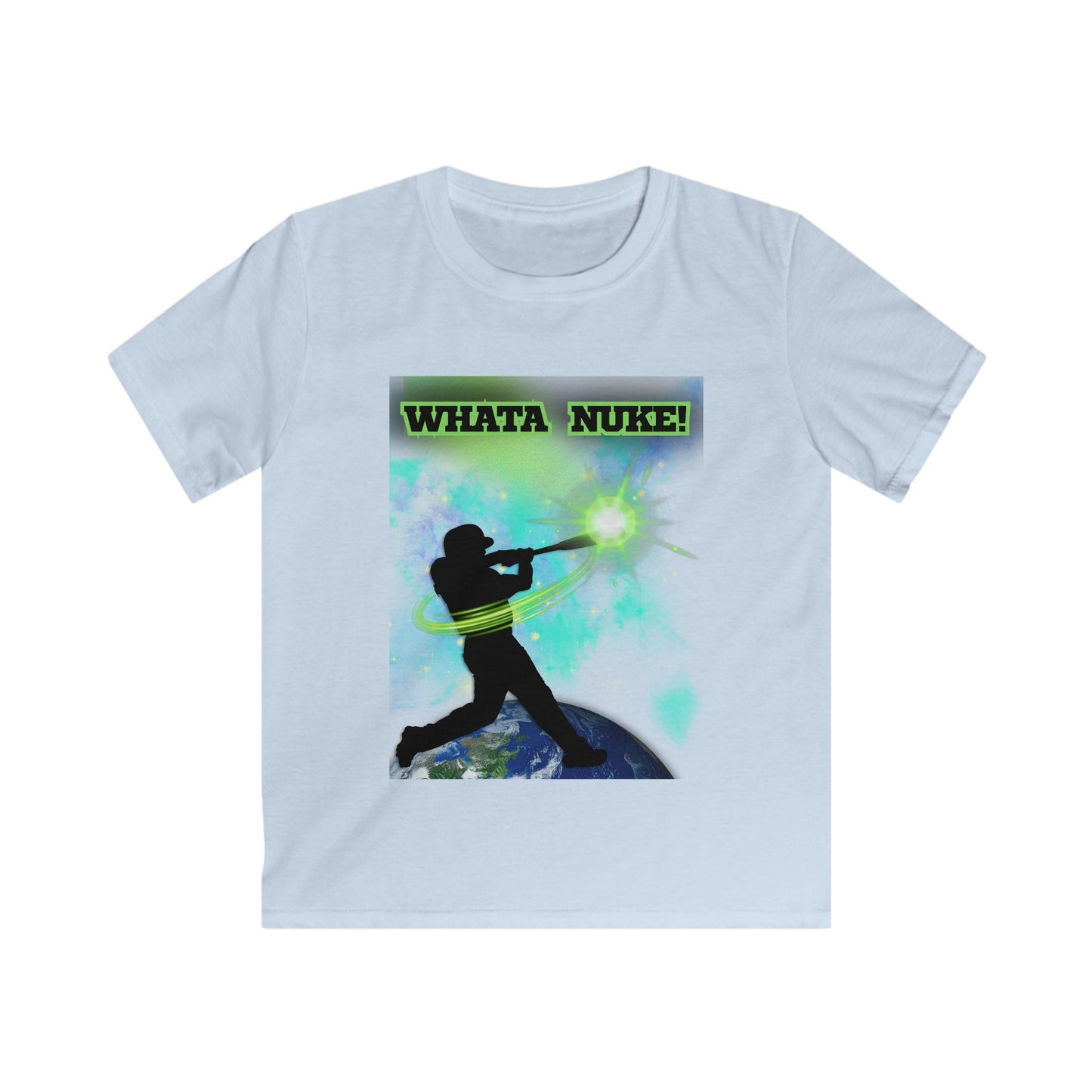 Whata Nuke Baseball Tee - Youth T-Shirt