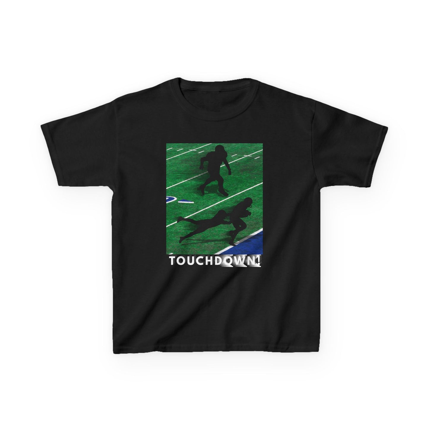 Touchdown Football Tee — Youth Graphic T-Shirt