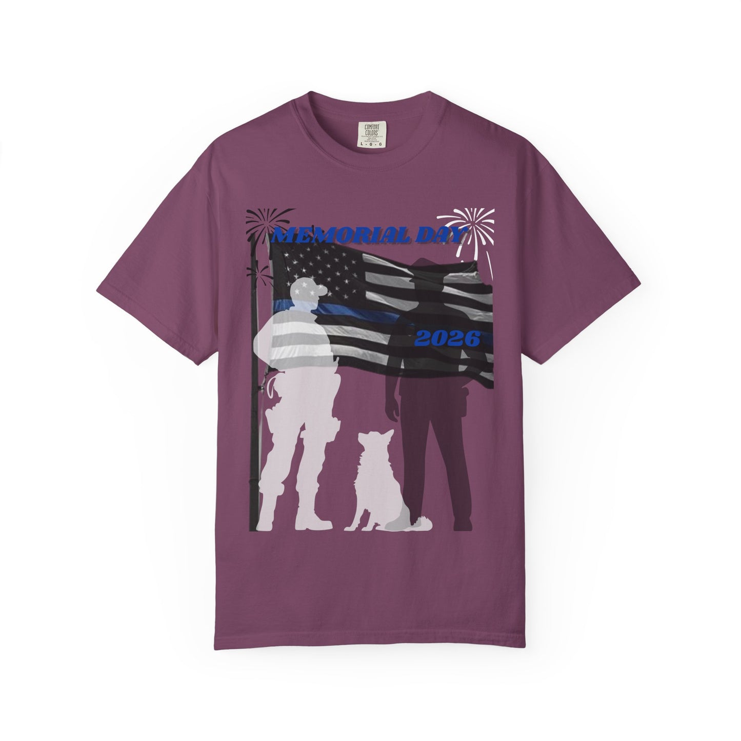 Memorial Day Police 26-Unisex T-shirt