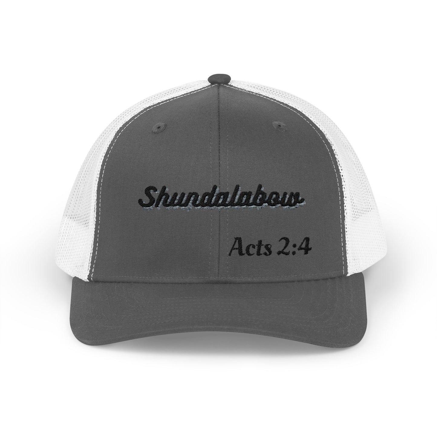 Unisex Acts 2:4 Snapback Trucker Cap - Embroidered