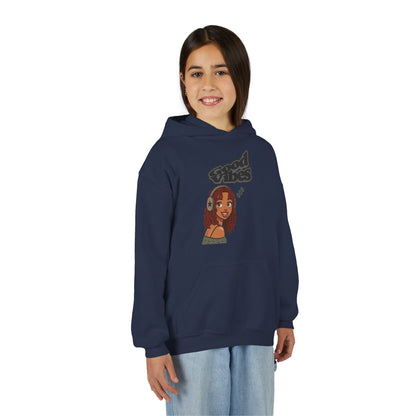 Her Cool Vibes - Kids/Youth Hoodie Gildan 18500B