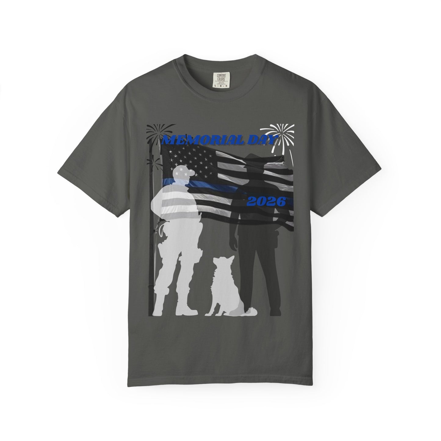 Memorial Day Police 26-Unisex T-shirt