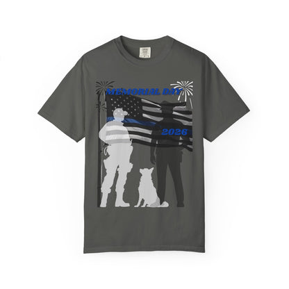 Memorial Day Police 26-Unisex T-shirt