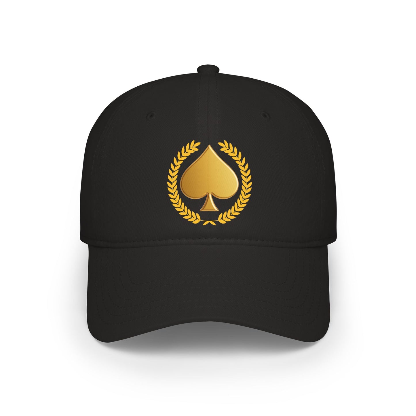 Unisex Gold Spade Low-Profile Baseball Cap - Printed