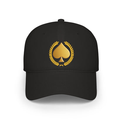 Unisex Gold Spade Low-Profile Baseball Cap - Printed