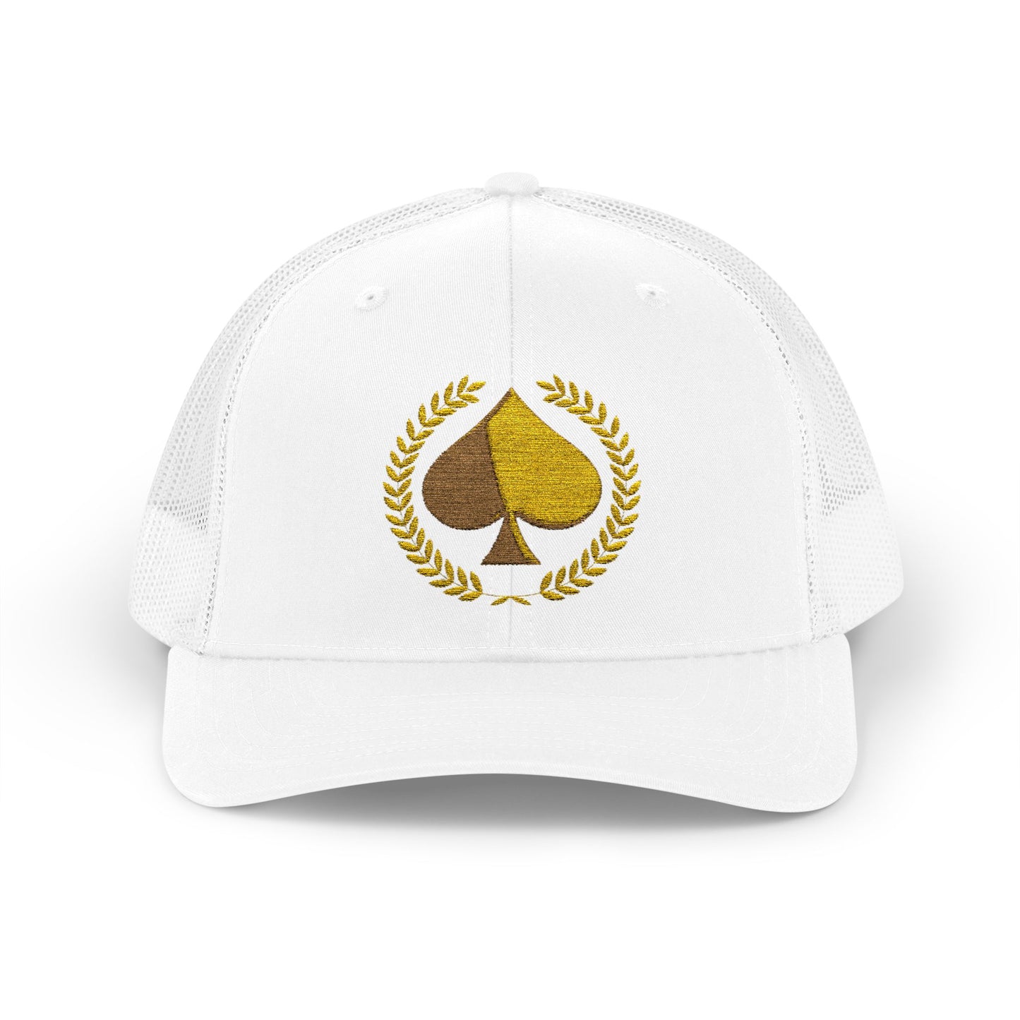 Unisex Gold Ace Snapback Trucker Cap - Embroidered