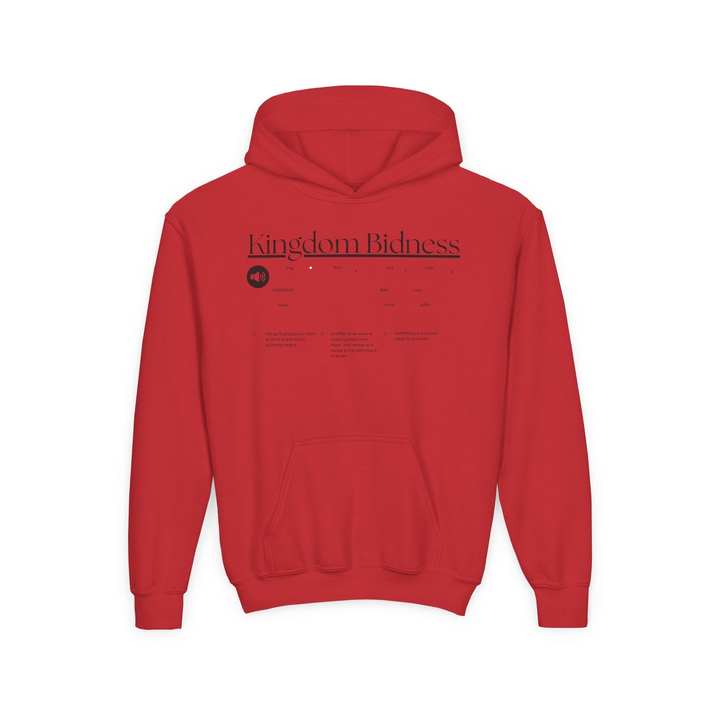 Kingdom - Kids/Youth Hoodie Gildan 18500B
