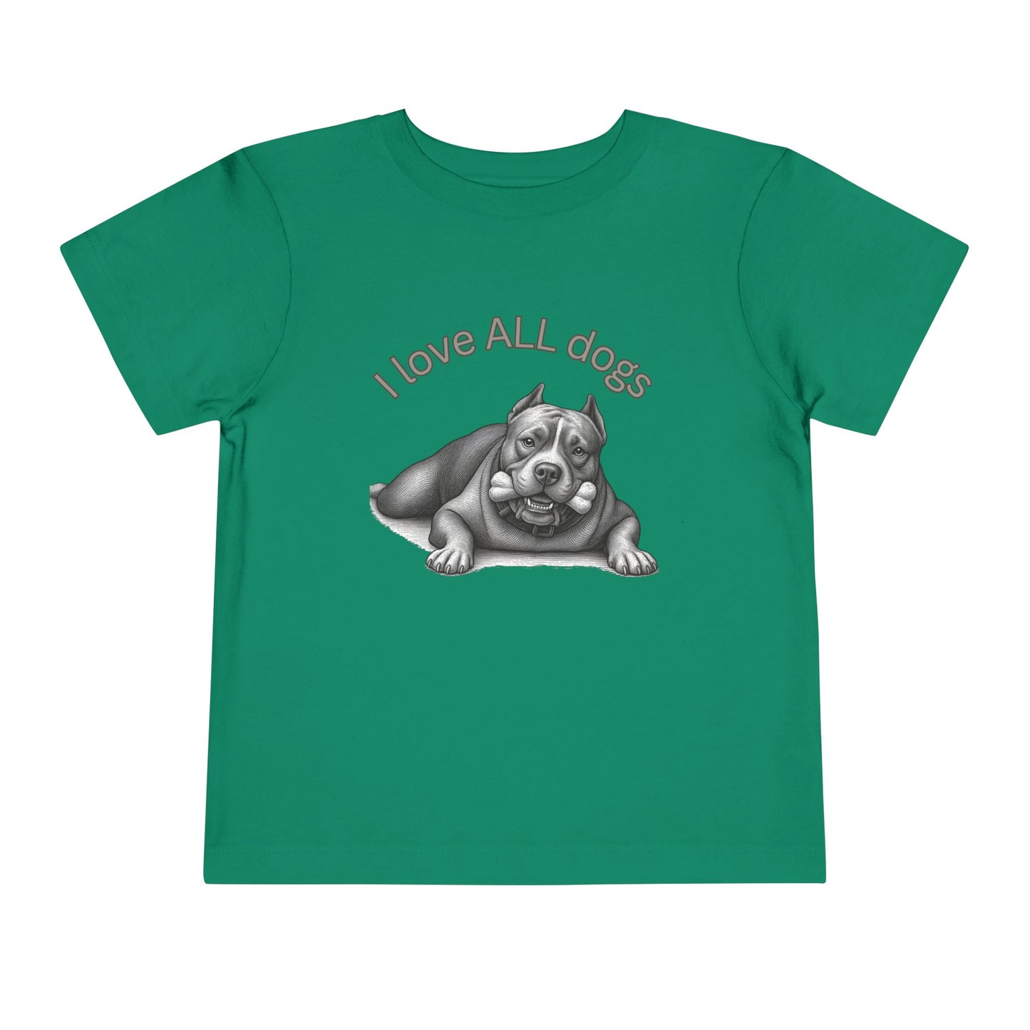 I Love All Dogs Tee - Graphic Toddler T-Shirt