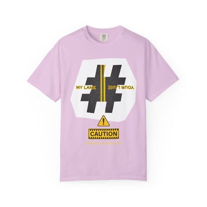 Black White Yellow Lanes Tee - Unisex T-shirt