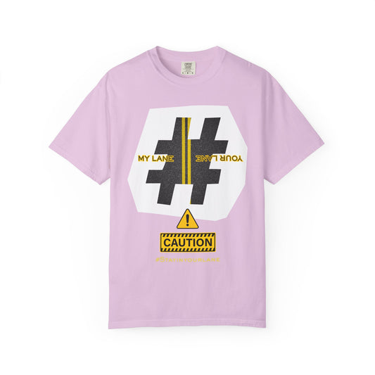 Black White Yellow Lanes Tee - Unisex T-shirt