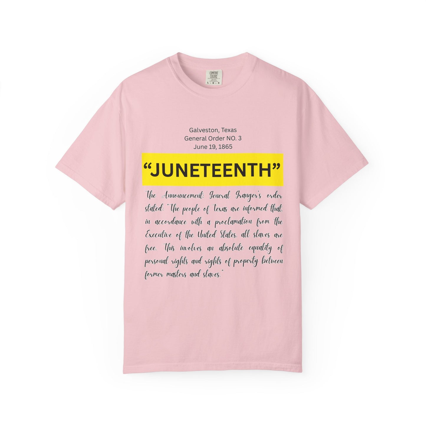Juneteenth G O 3 Tee - Unisex T-shirt