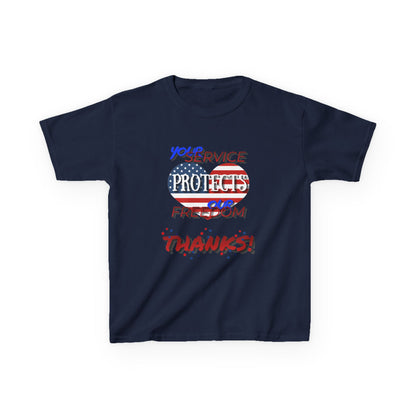 Thanks 4 Service Memorial Day Tee - G5000B Kids T-Shirt
