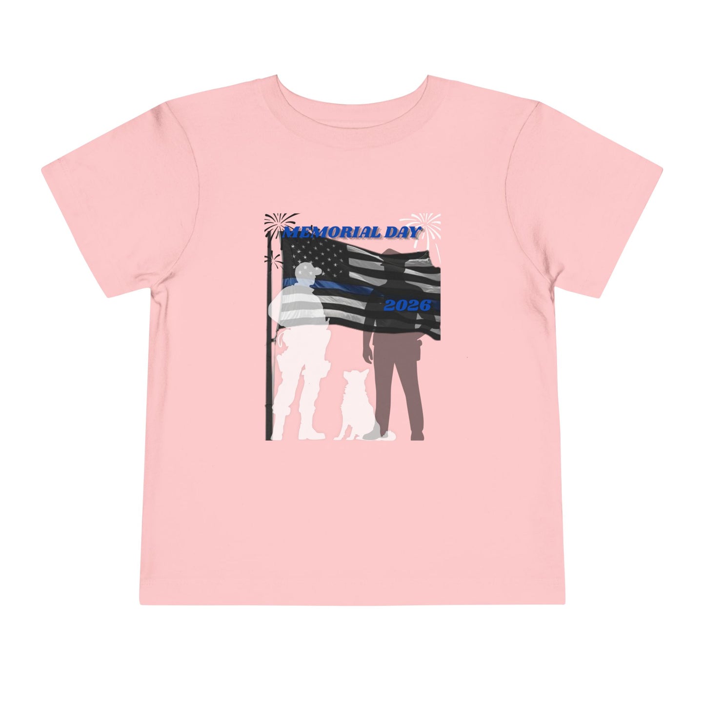 Memorial Day Police 26 Tee — Toddler Graphic T-Shirt