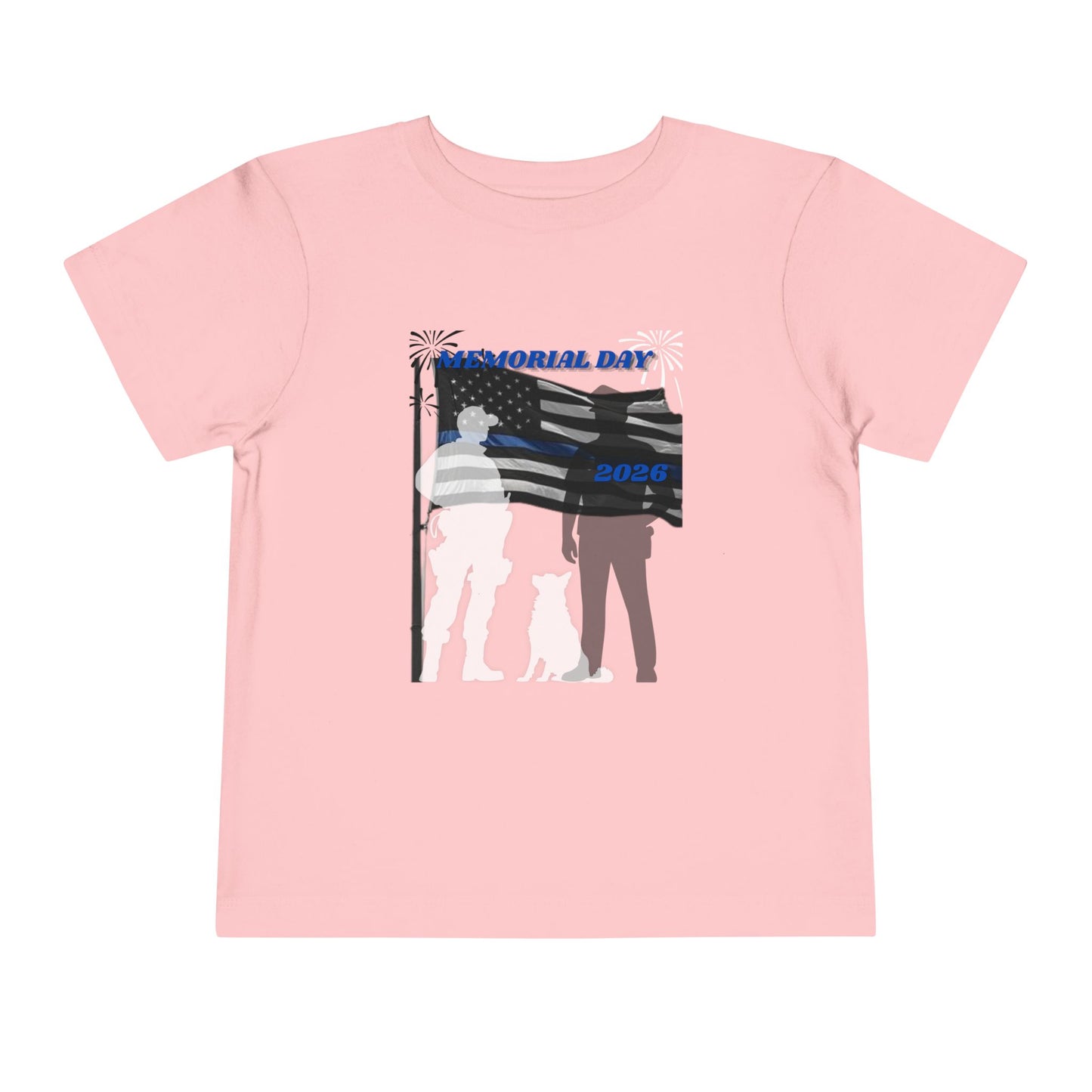 Memorial Day Police 26 Tee — Toddler Graphic T-Shirt