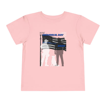 Memorial Day Police 26 Tee — Toddler Graphic T-Shirt