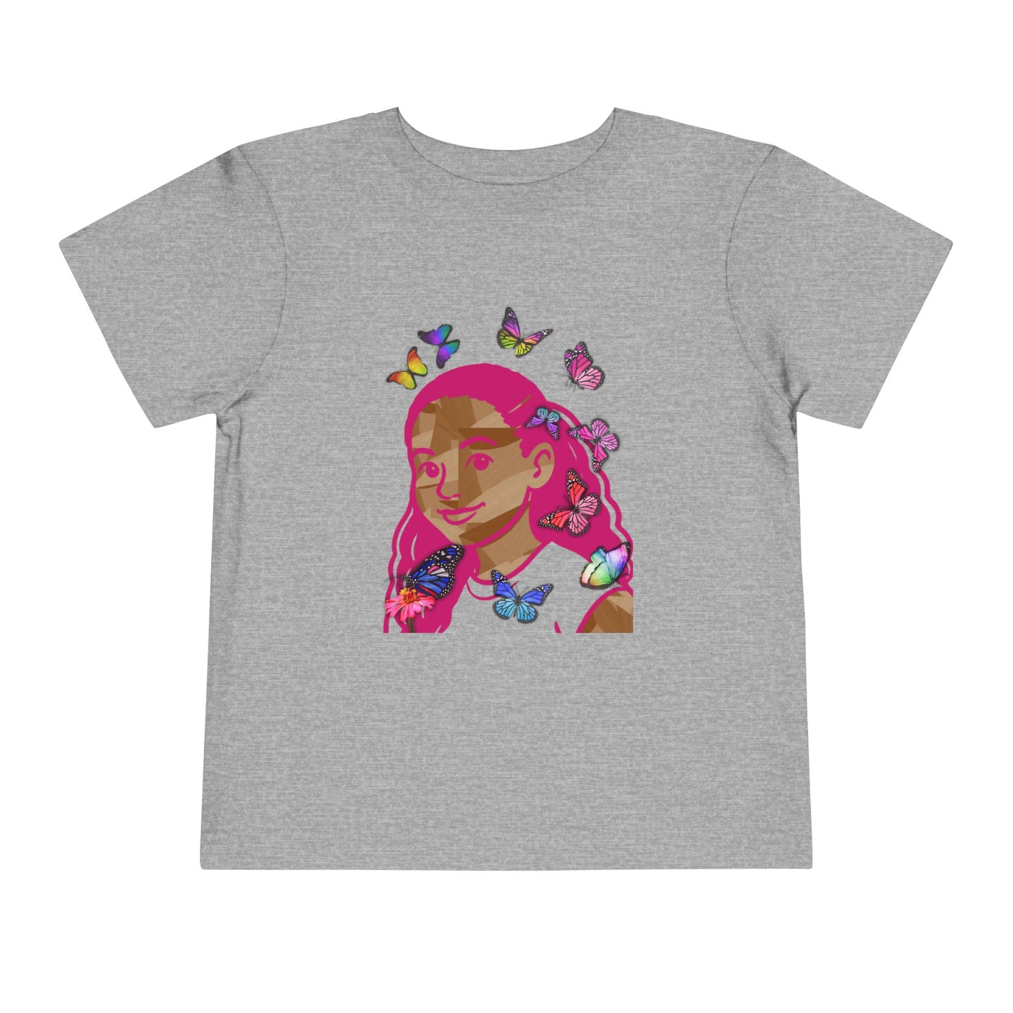 Pink Melanin - Graphic Toddler T-Shirt