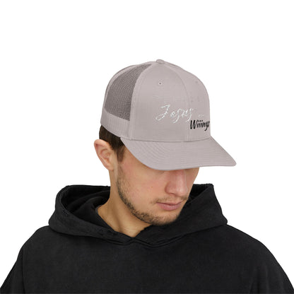 Unisex The Gospel of Jesus Gives... Snapback Trucker Cap - Embroidered