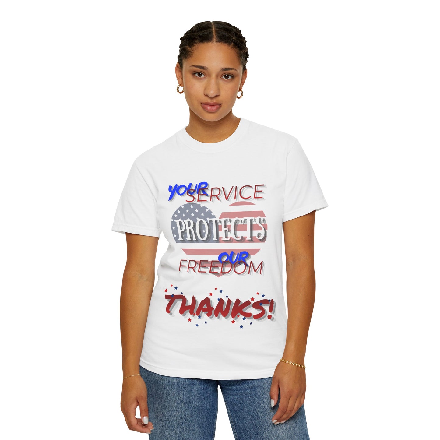Thanks 4 Service Memorial Day - Unisex T-shirt