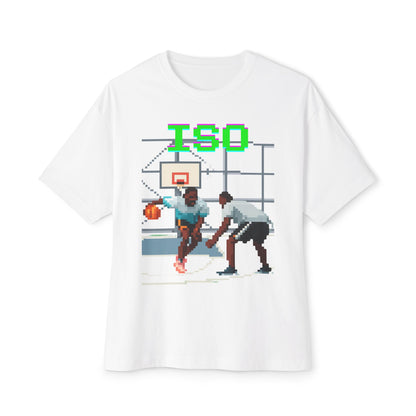 ISO Basketball Tee – Oversized Box Graphic T-Shirt