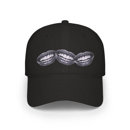 Unisex 3Smile Glitch Low-Profile Baseball Cap - Printed