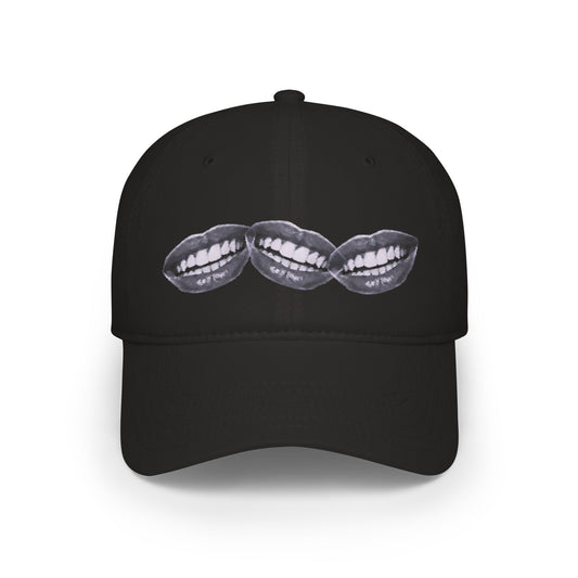Unisex 3Smile Glitch Low-Profile Baseball Cap - Printed