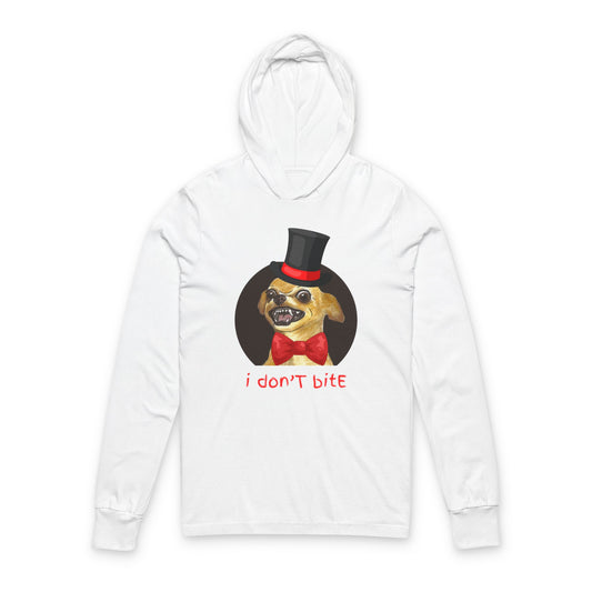 I Don't Bite - Hooded Long Sleeve T-Shirt