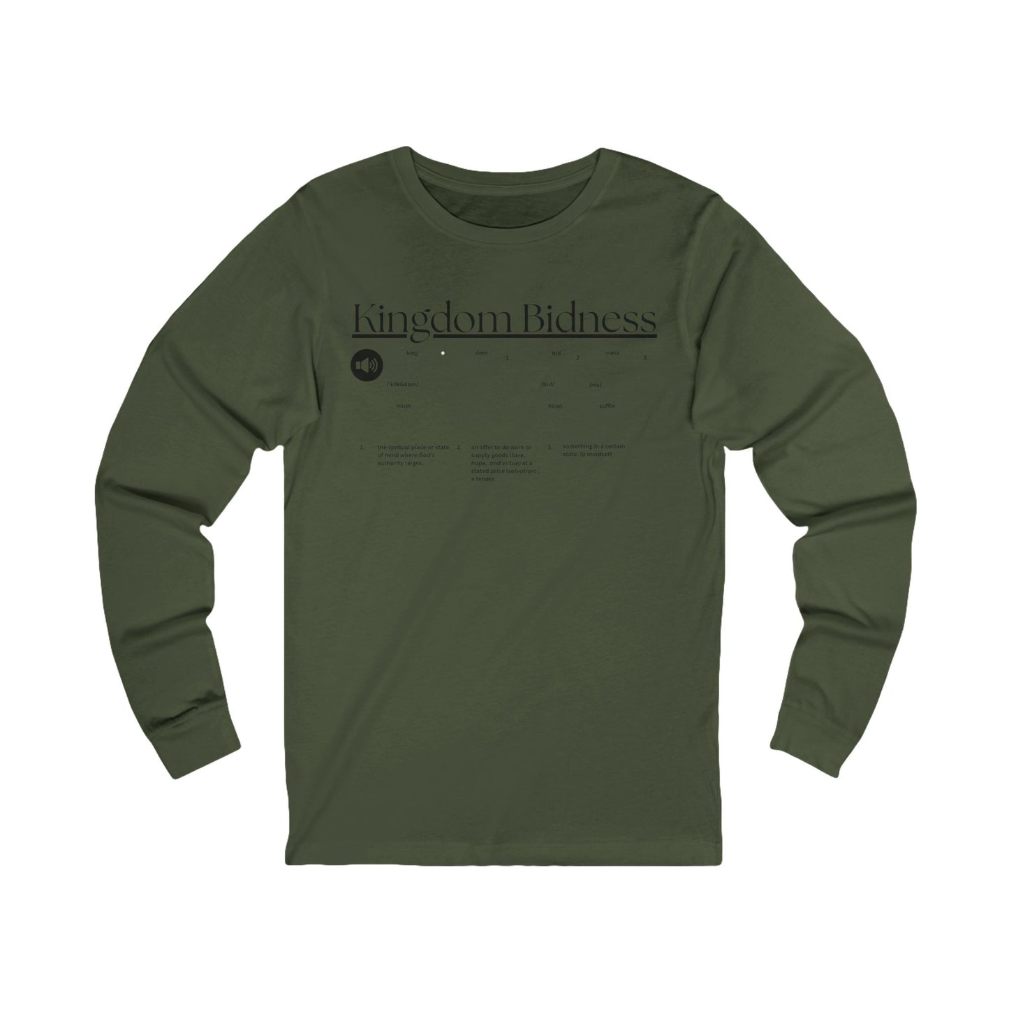 Kingdom - Women's Graphic Long Sleeve Tee BC3501