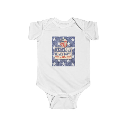 Land of the free – Graphic Infant Onesie