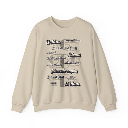 Names of God - Graphic Crewneck Sweatshirt