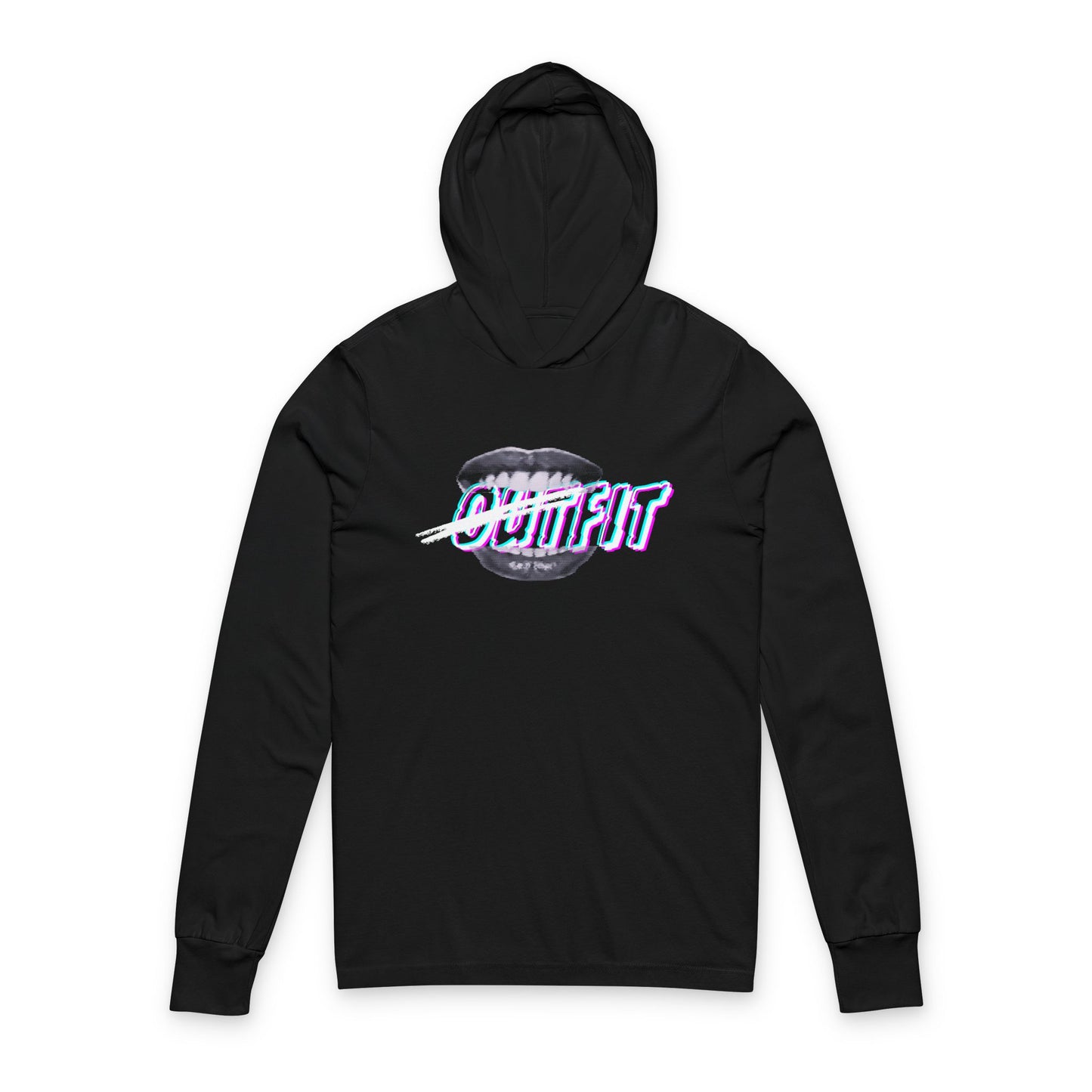 Mouth Fit - Hooded Long Sleeve T-Shirt