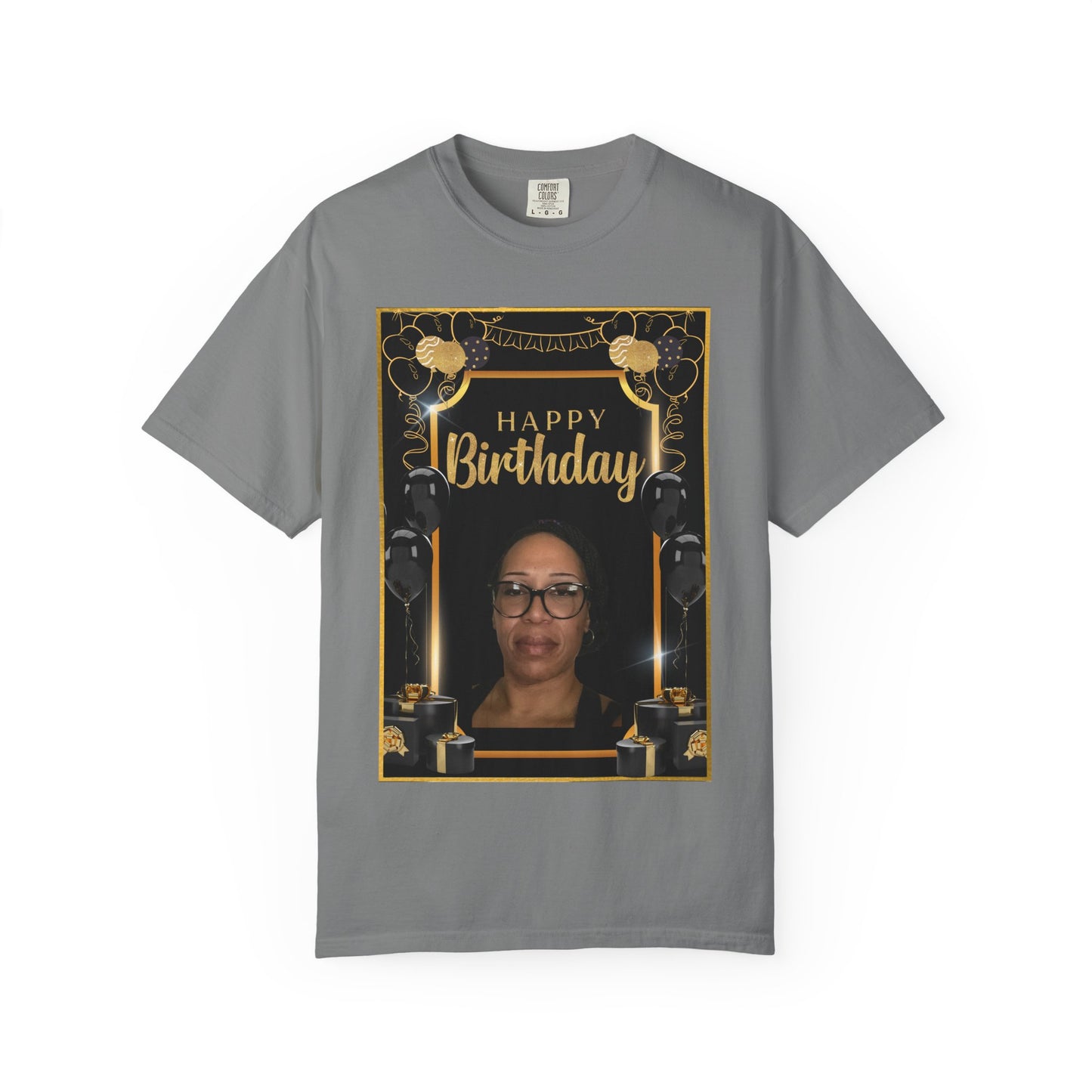 Black & Gold B Day Personalize It! Tee - Unisex T-shirt