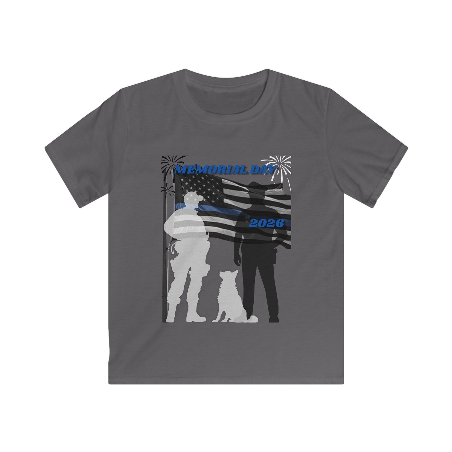 Memorial Day Police 26 Tee - Youth T- Shirt