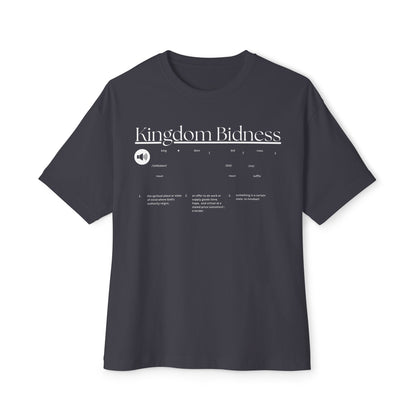 Kingdom Tee – Oversized Box Graphic T-Shirt