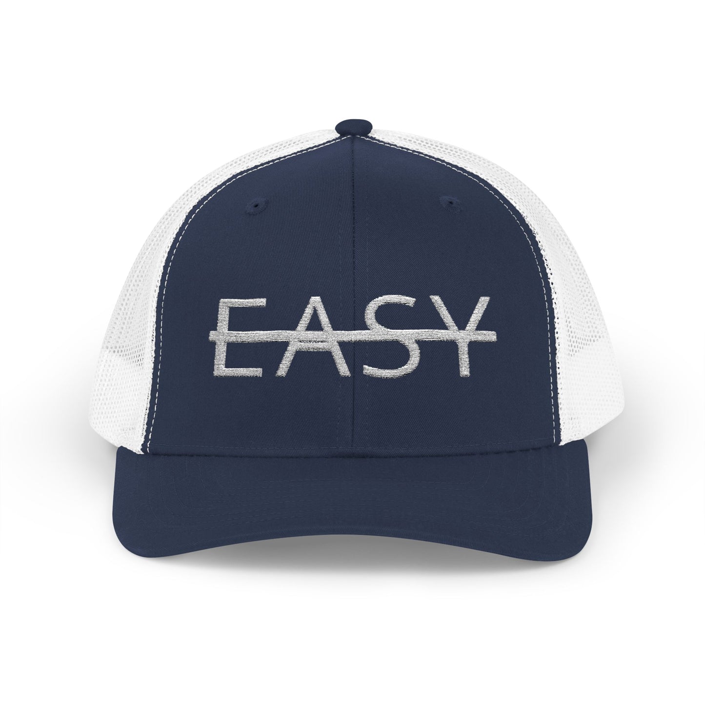 Unisex Not Easy Snapback Trucker Cap - Embroidered