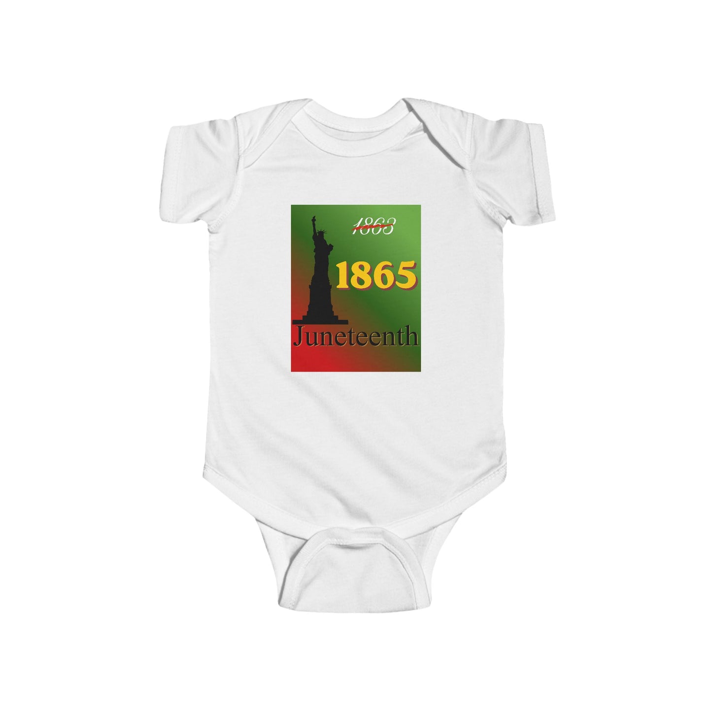 1863 1865 Liberty Juneteenth Baby Bodysuit – Graphic Infant Onesie