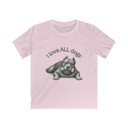 I Love All Dogs Tee - Youth T-Shirt