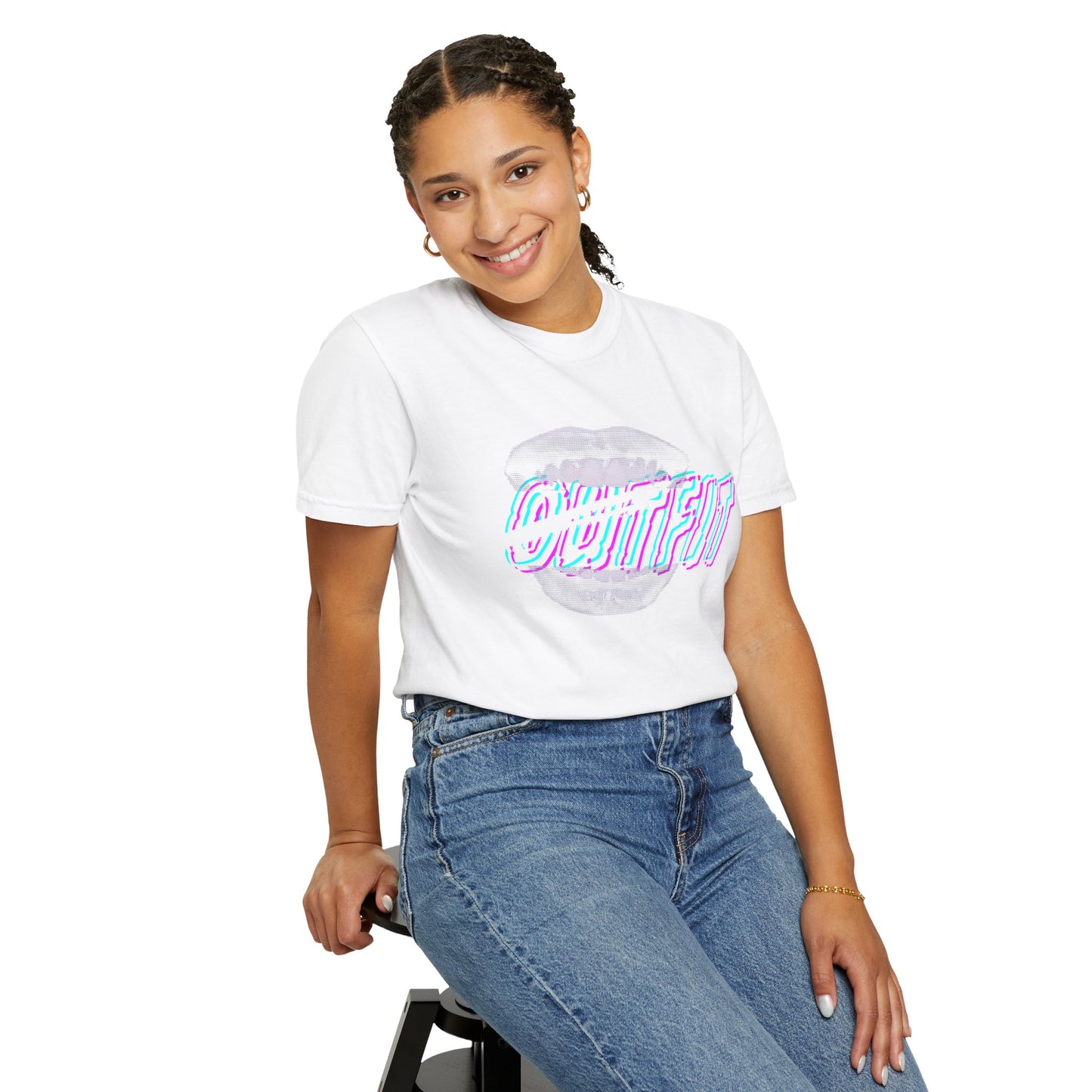 Mouth Fit Glitch Tee - Unisex T-shirt
