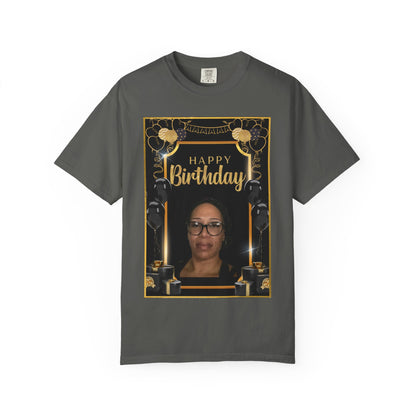 Black & Gold B Day Personalize It! Tee - Unisex T-shirt