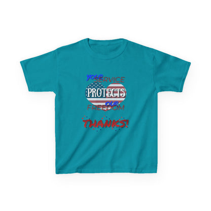 Thanks 4 Service Memorial Day Tee - Kids T-Shirt
