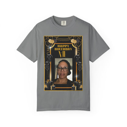 Black & Gold Bold Font Me B Day Personalize It! Tee - Unisex T-shirt