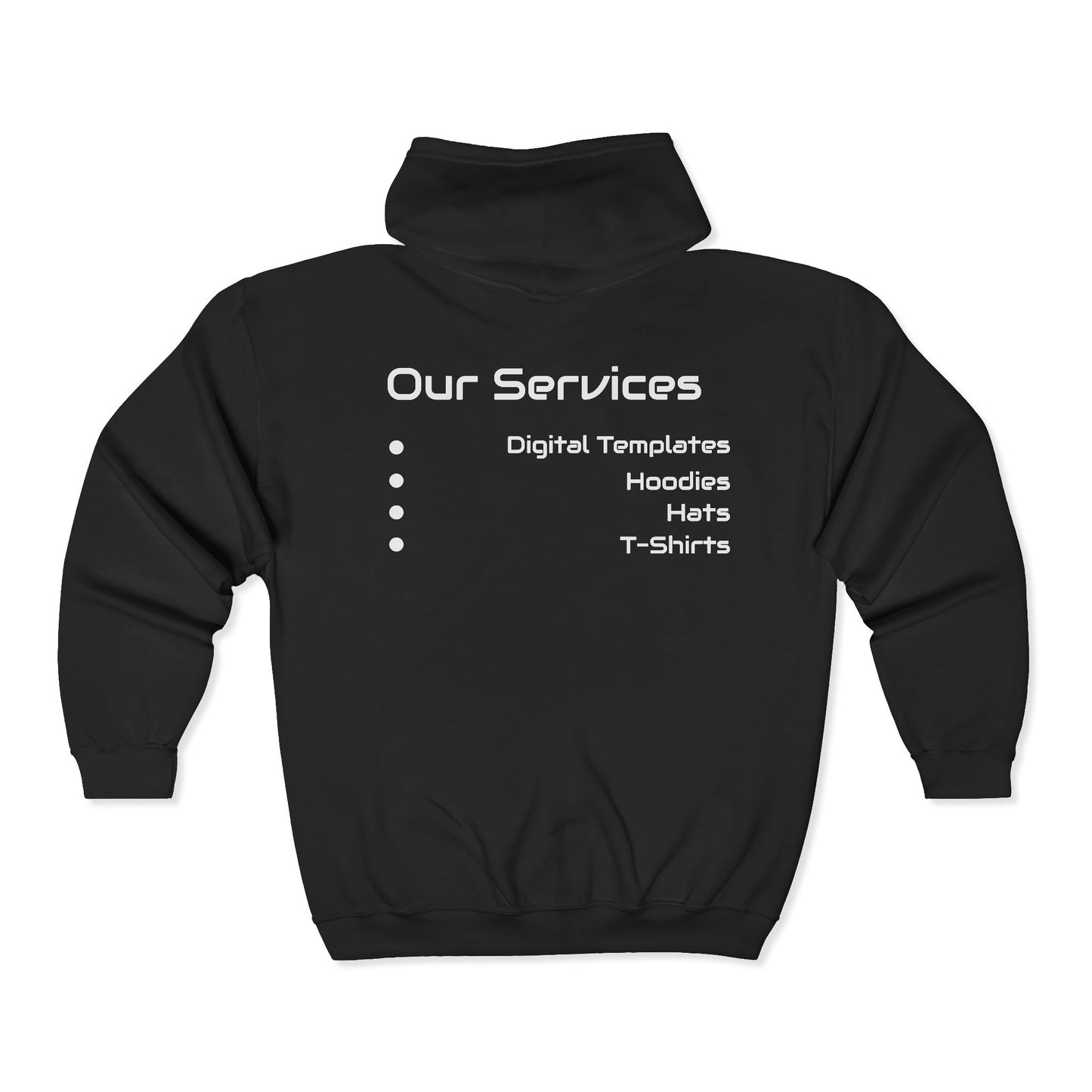Copy of Personalize It! Gray Business Full - Zip Hoodie